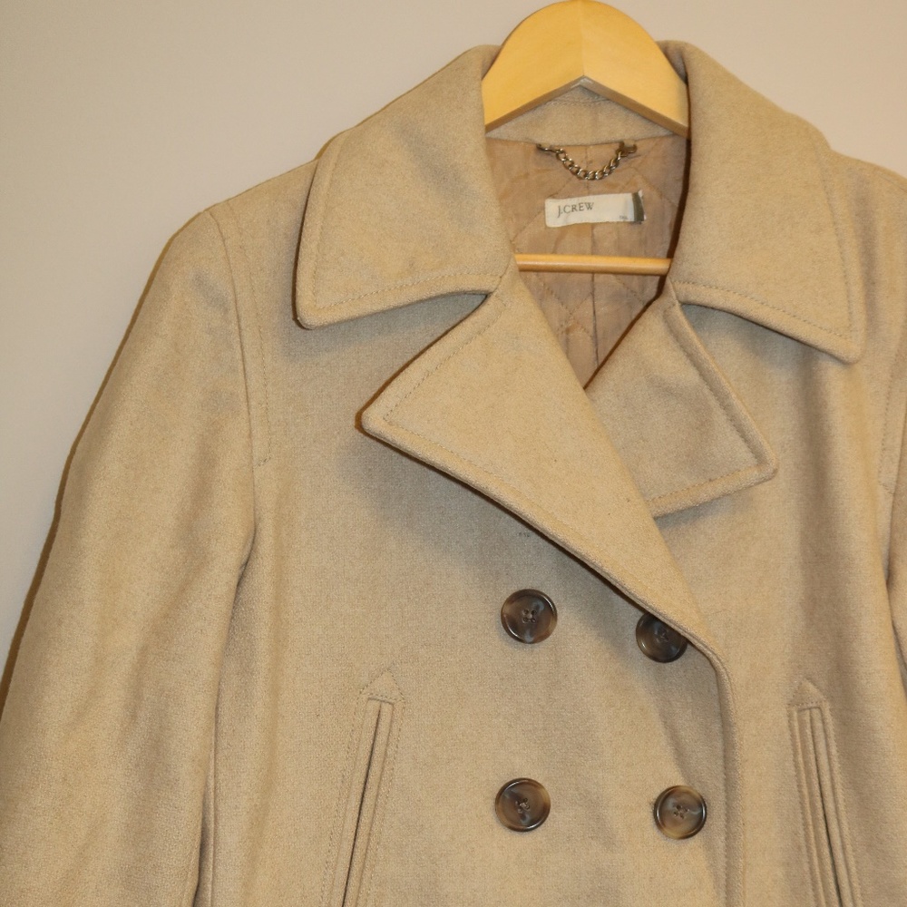 J.Crew Camel Peacoat